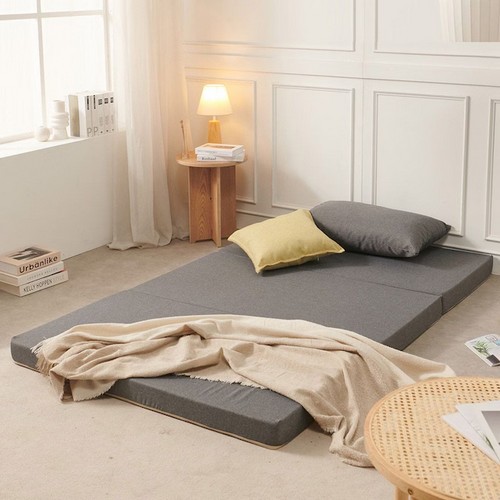 BIF보루네오 엘리브 3단 접이식 HR폼 토퍼 매트리스 Q (7cm)_이미지