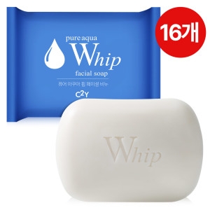 C2Y 퓨어 아쿠아 휩 페이셜 비누 100g (16개)_이미지