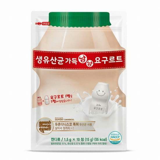 생 유산균 가득 냠냠 요구르트 10정