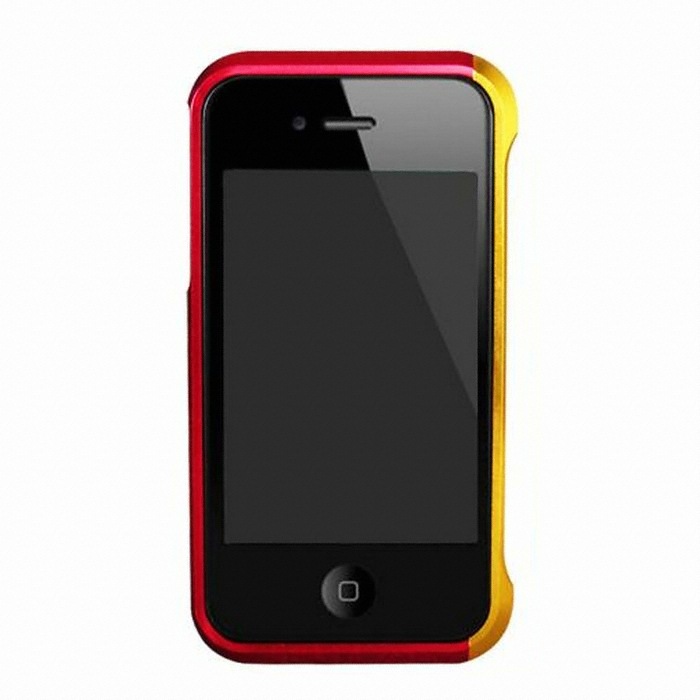 ELEMENTCASE 아이폰4 Vapor4 케이스검정/금색 (아이폰4/4S)_이미지