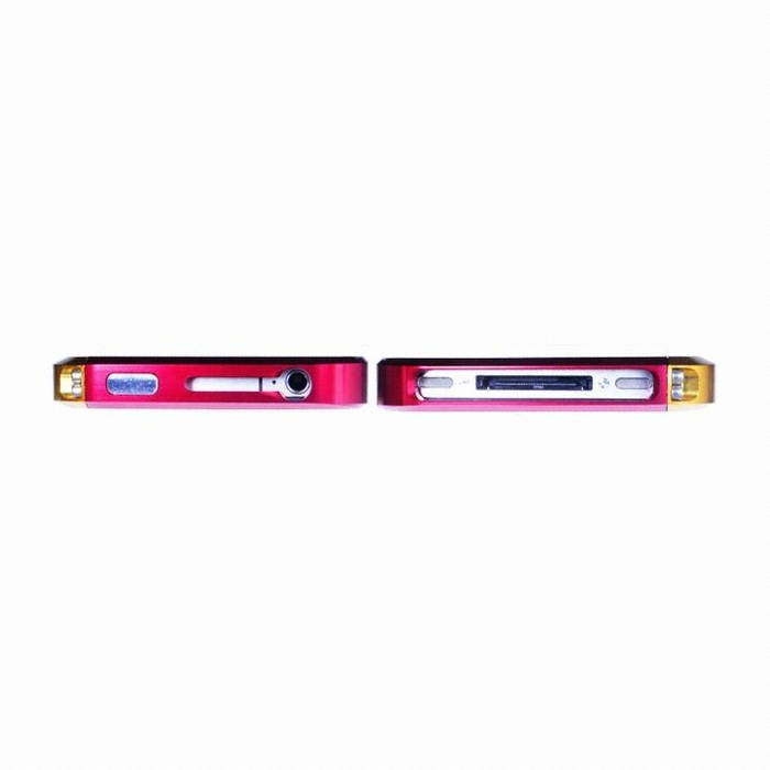 ELEMENTCASE 아이폰4 Vapor4 케이스검정/금색 (아이폰4/4S)_이미지