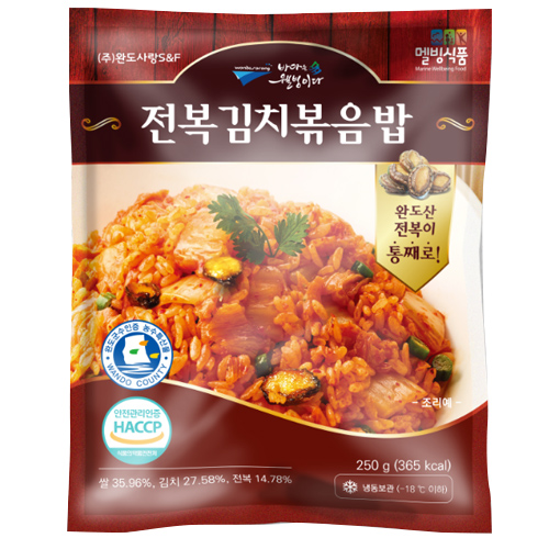 완도사랑 전복김치볶음밥 250g