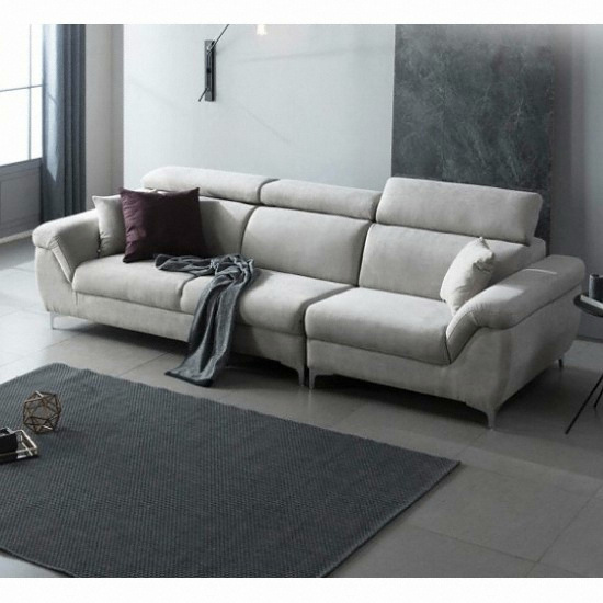 동서가구 슈어 아쿠아텍스 클린 패브릭 소파 4인용 (스툴별도)_이미지