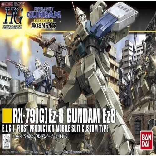 반다이 HGUC 제08MS소대 RX-79GEz-8 건담 Ez8 1/144 색분필 프라모델 1개_이미지