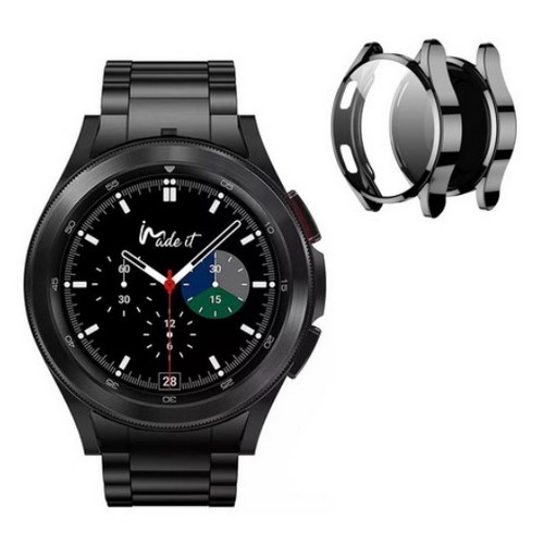 아이메이드잇 갤럭시워치7 스탠다드 메탈 스트랩+유광 케이스 세트