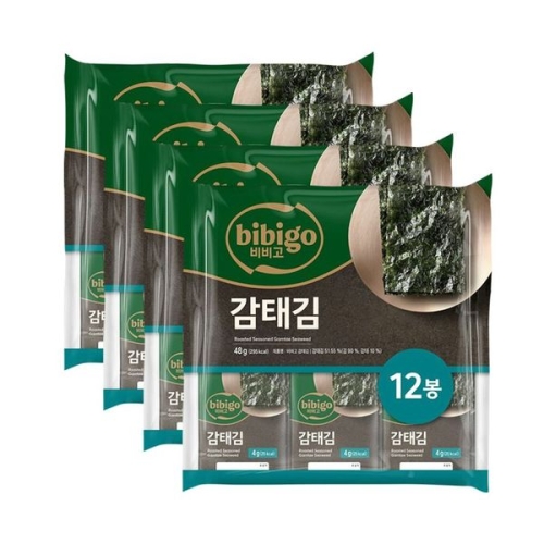 CJ제일제당 비비고 감태김 4g [48개]