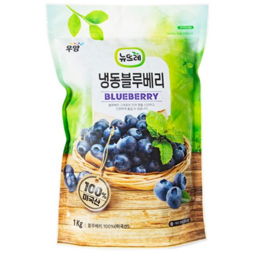 우양 뉴뜨레 냉동 블루베리 미국산 1kg