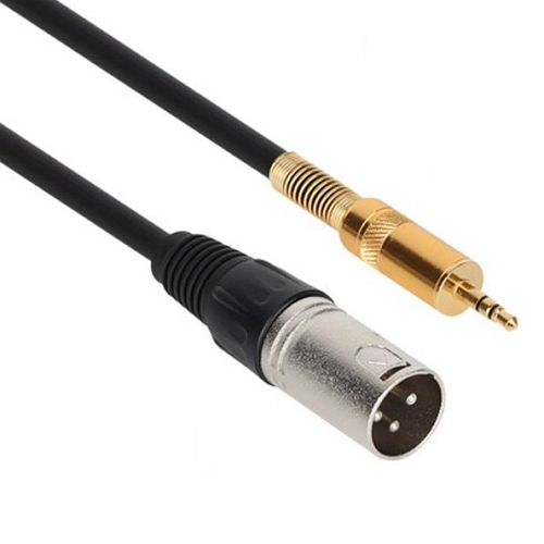 강원전자 XLR 캐논(M) to 3.5mm 스테레오 AUX 케이블 (NMC-XLR305MB, 5m)_이미지