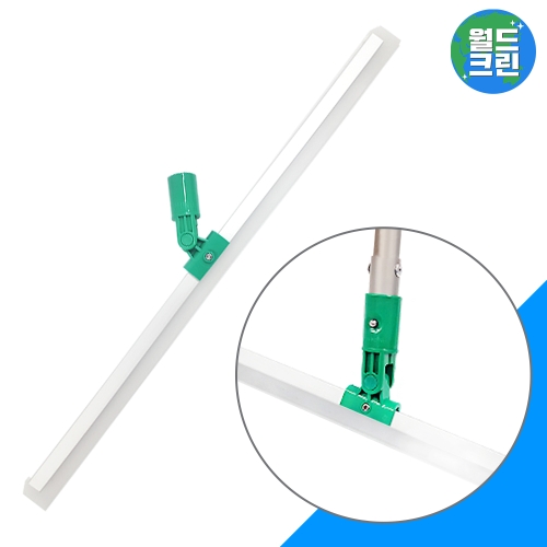 월드크린 라이노스퀴지 60cm 헤드 물 밀대 스퀴지 바닥 물기 제거 막대 청소 유리 1개_이미지