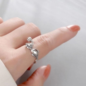 오노마 ONM 성공과 복을 부르는 연꽃 잉어 행운반지 새해 반지 30244187_이미지