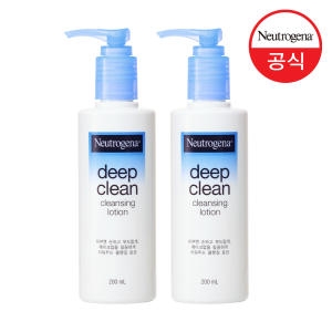  뉴트로지나 딥클린 클렌징 로션 200ml [2개]