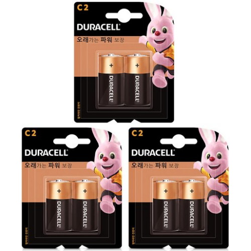 듀라셀 알카라인 C (6개)