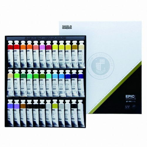 알파 쉴드 에픽 아크릴물감세트 20ml (36색)_이미지