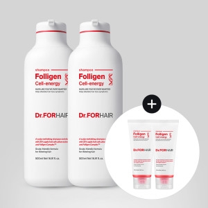 닥터포헤어 폴리젠 셀 에너지 샴푸 500ml+100ml (500ml 2개+100ml 2개)_이미지