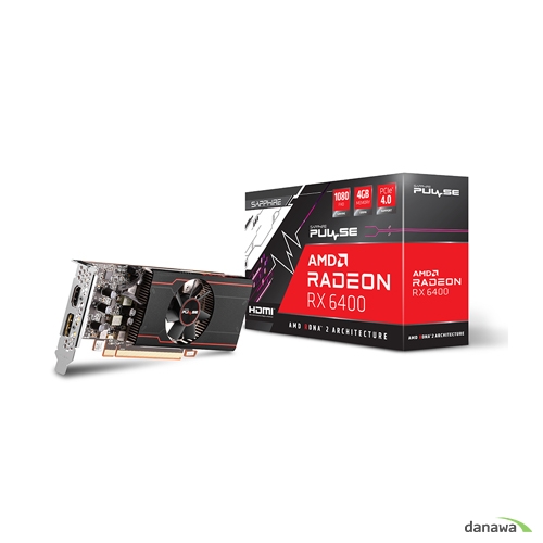 SAPPHIRE 라데온 RX 6400 PULSE D6 4GB_이미지