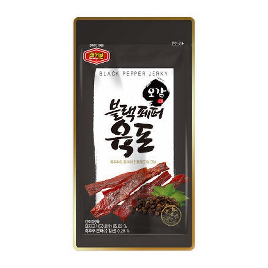 머거본 블랙페퍼육포 25g (30개)_이미지