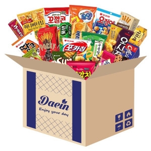 랜덤박스/럭키박스/과자로만 중형 30p 과자선물세트