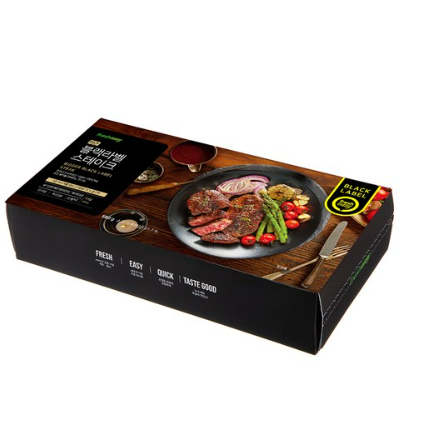 프레시지 더큰 블랙라벨 스테이크 세트 580g (1개)_이미지