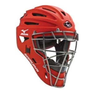 미즈노 야구 포수 헬멧 일체형 사무라이 유소년 NEW3801921010RD 레드 키즈 어린이 청소년 헬맷