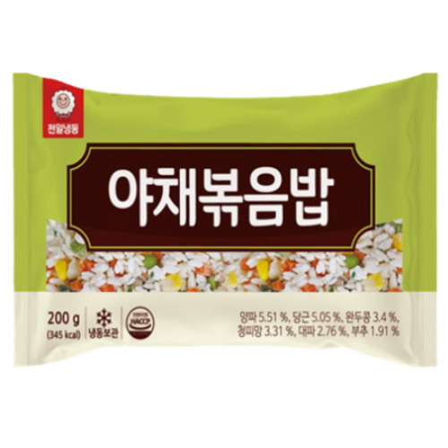 천일식품 야채볶음밥 200g (10개)_이미지