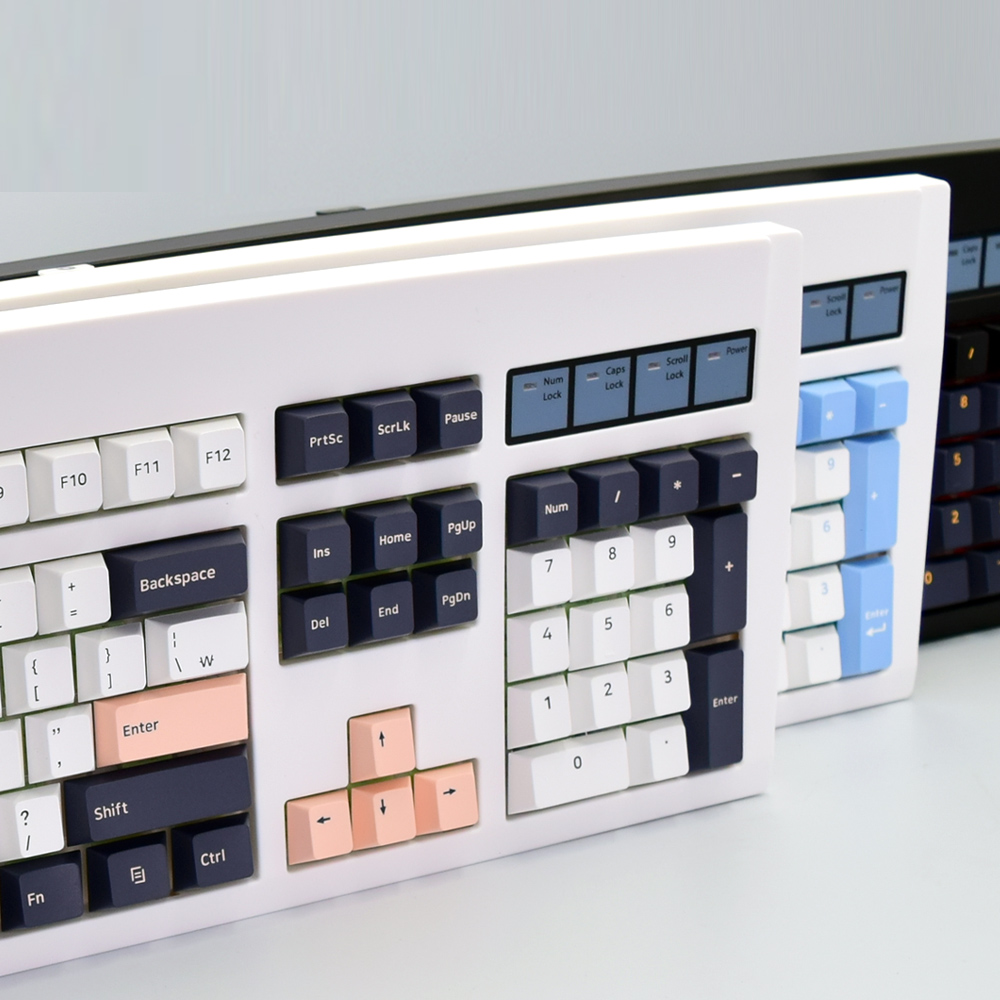 QSENN DT35 104 가스켓 유무선 기계식 블루퍼플 (저소음 바다축)_이미지