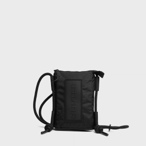 헌터 UNISEX 트래블 립스탑 폰파우치 블랙 UBP1514NRSBLK