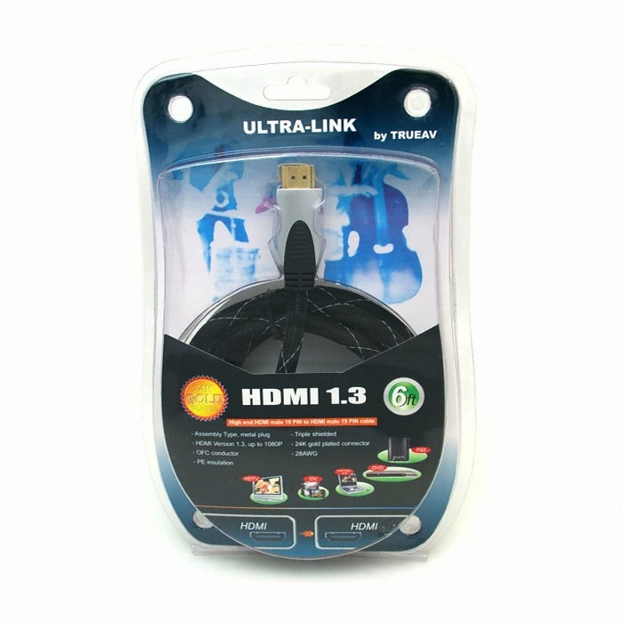 TrueAV HDMI Ver1.3 TU22300 ULTRALINK SILVER LIGHT 케이블 (2M)_이미지