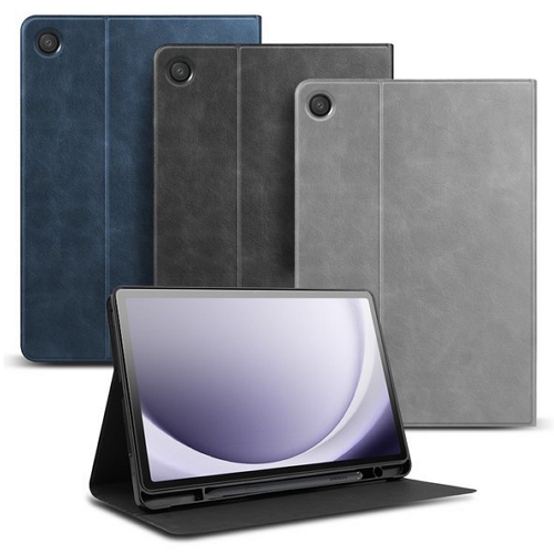 더하기 고부기 갤럭시A9 플러스 S펜 수납 북커버 가죽 케이스