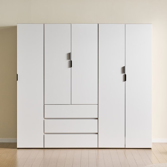 트리플 누에보 LPM 키큰장 도어 옷장세트 2000_이미지