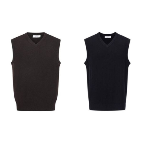 신성통상 에디션 남성 워셔블 V넥 베스트 스웨터 NNG1ES1902_이미지
