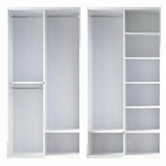 상일리베가구 빅 풀 슬라이딩 행거+선반형 옷장 2400_이미지