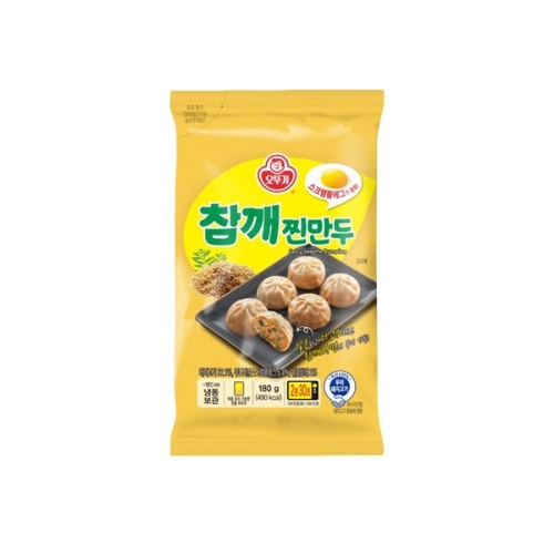 오뚜기 참깨 찐만두 180g (12개)