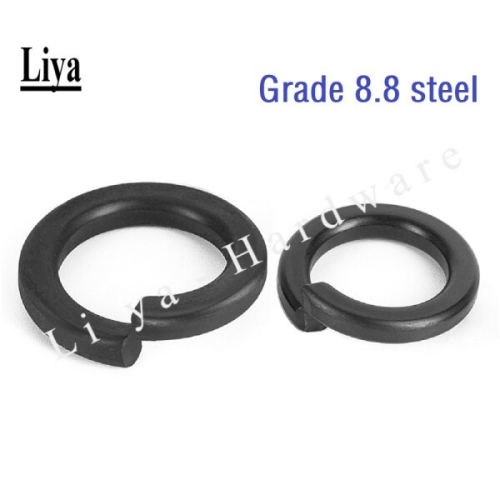 수프 5-50pc M1.6 M2 M2.5 M3 M4M5M6M M10DIN127 GB93 검정색 등급 8.8 강철 또는 304 링.._이미지