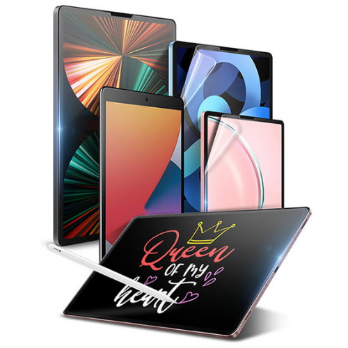 더하기 고부기 iPad Pro 11 3세대 지문방지 드로잉 종이질감 액정보호필름 (액정 1매)_이미지