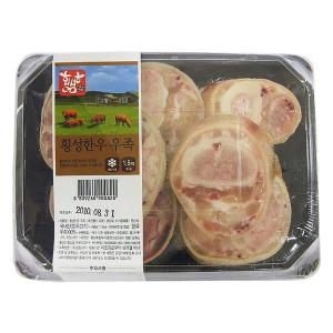 횡성축협 국내산 횡성 한우 우족 1.5kg [1개]