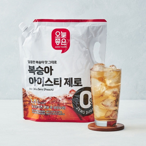오늘좋은 복숭아 아이스티 제로 1.5L (1개)_이미지
