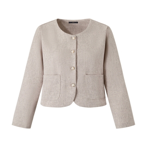 르샵 노카라 골드 버튼 트위드 자켓 DQ1JK006A이미지입니다. 누르면 해당 게시물로 새창이동합니다.