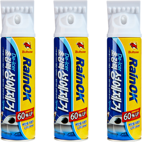 불스원 레인OK 성에제거제 400ml (3개)