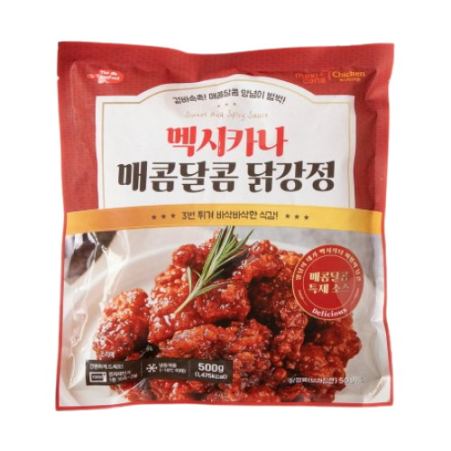 더한푸드 멕시카나 매콤달콤 닭강정 500g이미지입니다. 누르면 해당 게시물로 새창이동합니다.
