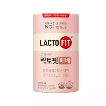 종근당건강 <b>락토</b><b>핏</b> 생유산균 베베 2g 60포