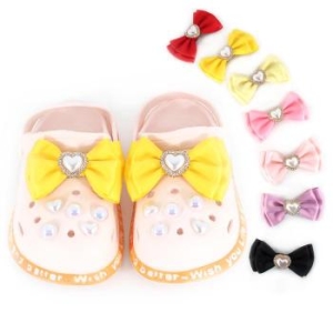 아랑로랑 클로이하트 더블리본 신발파츠 12종세트 S14462887_이미지