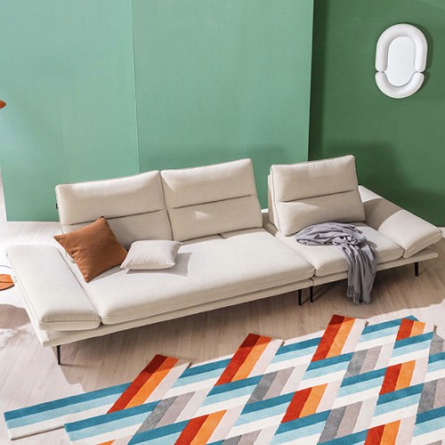 에싸 레미 스윙기능 카시미라 패브릭 소파 4인용