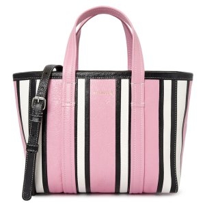 발렌시아가 BARBES 스트라이프 패치워크 토트숄더백_671404 2100M 5960