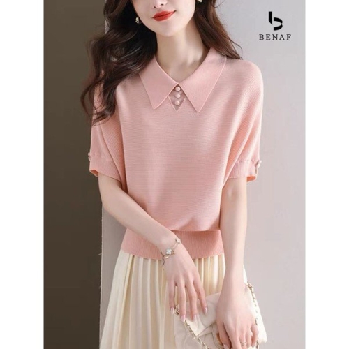  베나프 로엘 카라 반팔니트_BI2LK007