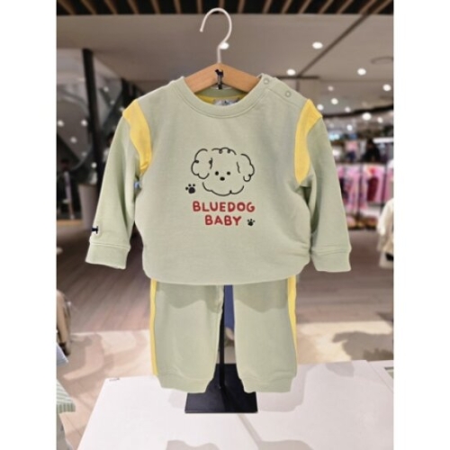 블루독베이비 민트 멍멍 상하세트 45A7067210 백일 돌 유아 조카 선물 실내 등원 45A7067210 ch