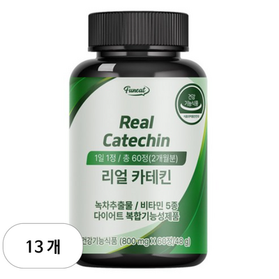 퍼니트 리얼 카테킨 800mg 60캡슐 (13개)