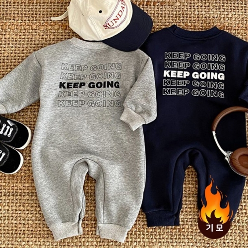 살루테 킵고잉기모롬퍼 겨울 아기 우주복 영아 바디수트 624개월 142596_이미지