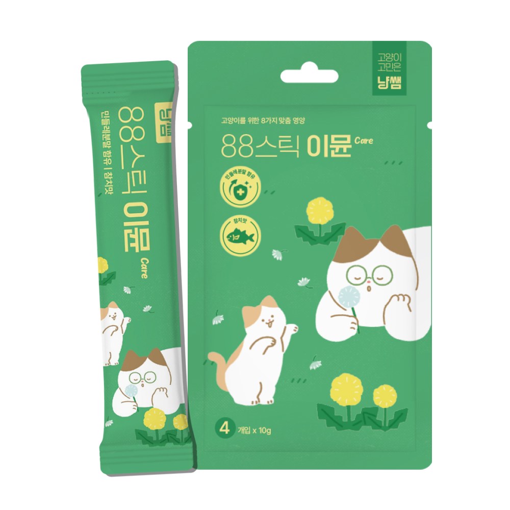 미소 냥쌤 88스틱 이뮨케어 40g (10g x 4p) (4개)_이미지
