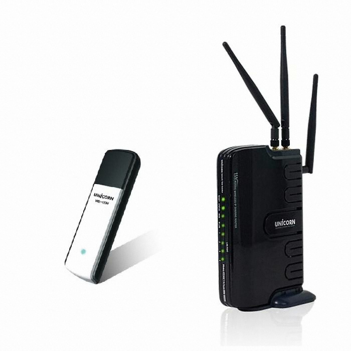 서진네트웍스 UNICORN MW-9000N 공유기 패키지 (+ WB-110N USB 2.0 무선랜카드)_이미지