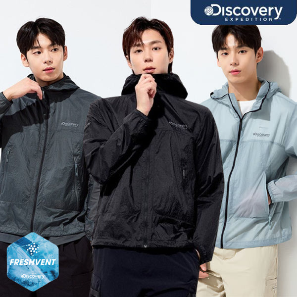 디스커버리 익스페디션 프레시벤트 포켓포인트 경량 바람막이 DMWJ7S053-BKS이미지입니다. 누르면 해당 게시물로 새창이동합니다.